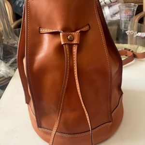 Hobo soft leather on strap purse/backpack